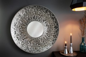 UNIQUE design tükör - 81cm - ezüst