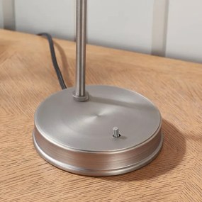 Endon 91740 - Asztali lámpa HANSEN 1xE14/40W/230V matt króm