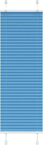 vidaXL pliszírozott redőny kék 50x150 cm szövetszélesség 49,4 cm