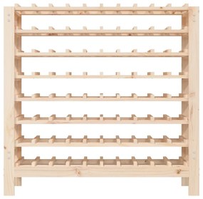 Tömör fenyőfa bortartó állvány 109,5x30x107,5 cm