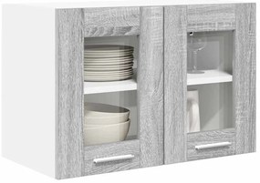 Függő szekrény Riga 2 pcs Szürke Sonoma 60 x 31 x 40 cm Faanyag