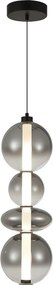 MILAGRO ML0347 DAPHNE Glamour Függesztett Lámpa Fekete LED IP20