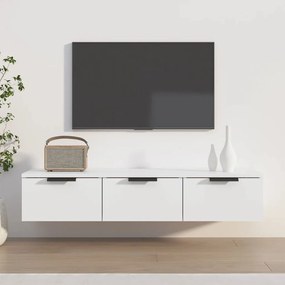 fehér szerelt fa faliszekrény 102 x 30 x 20 cm