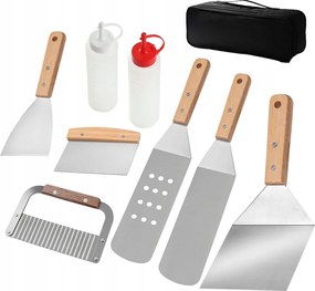 Grill Tartozékok Bbq Szerszámkészlet Edények Könnyű Tisztítás Tok