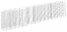 horganyzott acél gabion magaságyás 360 x 30 x 90 cm