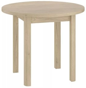 Kerek étkezőasztal ADAM 80x80 cm, Cremona Torro tölgy dekoráció