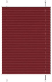 pliszírozott redőny Bordeaux piros 90x100 cm szövetszélesség