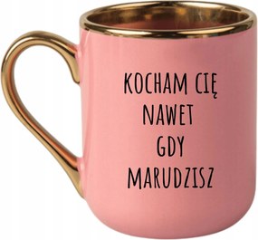 Bögre Elegáns Rózsaszín Arany Rant Vicces Ajándék Szeretlek