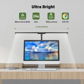 Immax 08995L - LED Dimmelhető monitorvilágítás OFFICE LED/24W/230V 2700-6300K CRI 95