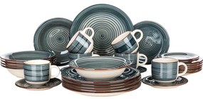 Banquet Spiral Blue 30 db-os étkeszlet