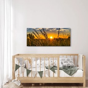 A mező naplementekor képe (120x50 cm)