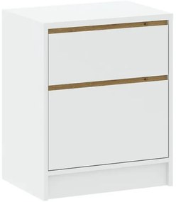 BASIT Éjjeliszekrény Fehér Színben 50 cm