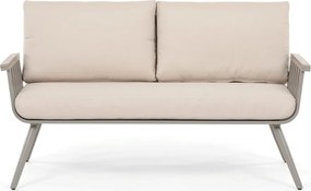 Kerti bútor garnitúra, alumínium, bézs, AZS-S1921 CRM