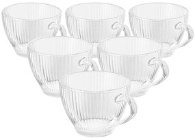 Altom Selena 390 ml-es üveg bögrék készlet, 6 db