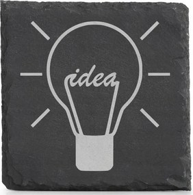 Kő alátét x4 Bögre gravírozás Izzó Ötlet