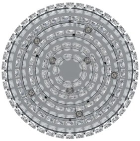 Eglo 39489 - Mennyezeti lámpa VALPARAISO 8xE14/40W/230V