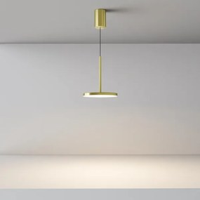 Maytoni P076PL-L12W3K-BS - LED Csillár zsinóron PLATO LED/12W/230V 3000K arany