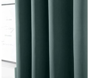 OXFORD türkiz függöny 140x250 cm Felfüggesztés: Hullámos sínszalag