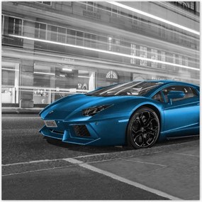 Poszterek 100x100 Kék sebesség