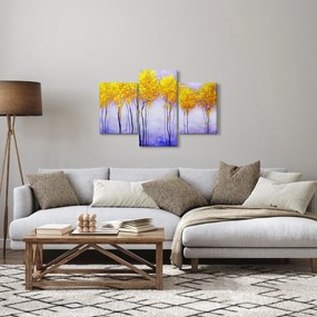 Sárga fák képe (90x60 cm)