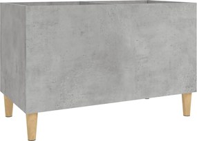 vidaXL betonszürke szerelt fa hanglemezszekrény 74,5x38x48 cm