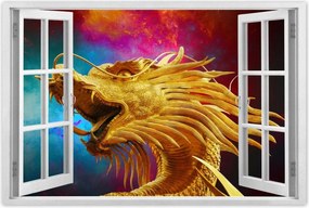 Poszterek 60x40 Arany kínai sárkány