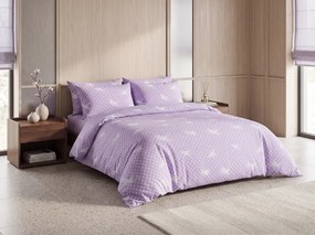 Pamut ágynemű LILAC MEADOW lila Ágyneműhuzat mérete: 70 x 80 cm | 140 x 200 cm