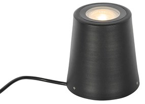 Modern kert spot fekete kerek IP65 - Lennard