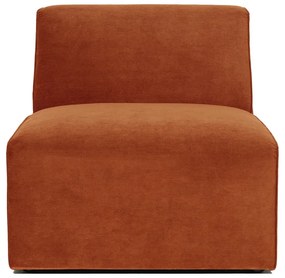 Sting narancssárga kordbársony középső kanapé modul - Scandic