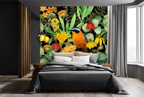 Gario Fotótapéta Színes absztrakt madár természet - Andrea Haase Anyag: Vlies, Méret: 200 x 200 cm