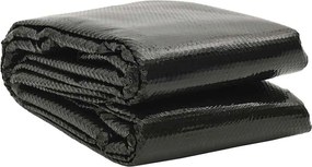 Fekete polietilén medencetakaró 300 x 200 cm