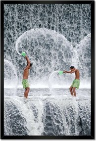 Poszterek keretben 40x60 Vízesés Tájképek