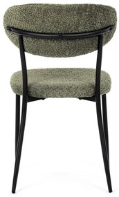 Zöld Bouclé Étkezőszék. CT-W1021 GRN2