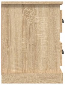 sonoma tölgy színű szerelt fa fali TV-szekrény 102x35,5x47,5 cm