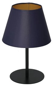 Luminex Asztali lámpa ARDEN 1xE27/60W/230V á. 20 cm lila/arany LU3578
