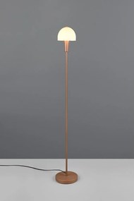 Bronzszínű állólámpa üveg búrával (magasság 120 cm) Glenn – Reality