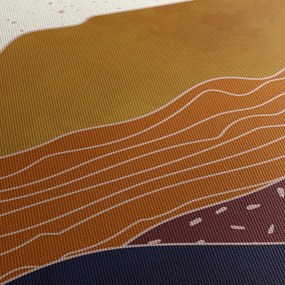 Kép - Naplemente (órával) (90x30 cm)