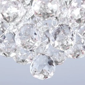 Orion DLU 2378/4/38-Kristály mennyezeti lámpa GLORIA 4xG9/40W/230V átm. 38 cm króm