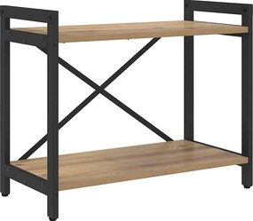 vidaXL Könyvespolc Artisan tölgy 60 x 30 x 50 cm Faanyag