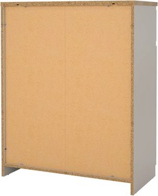 Krémszínű komód 80x100x40 cm Naia – Tvilum