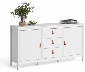 Tvilum Fehér tálalószekrény 3 fiókkal SALOMO