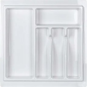 Evőeszköztartó betét Standard fiókrendező 50 fehér 43x43
