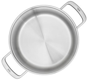 Indukciós tűzhelyhez alkalmas rozsdamentes acél lábas fedővel 5,5 l Lucca 3.0 – FABINI