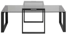 Katrine fekete dohányzóasztal - Actona