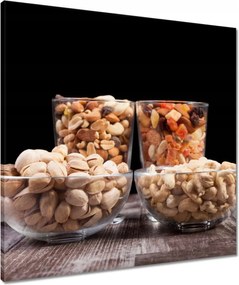 Vászonkép 60x60 Szárított dió mix