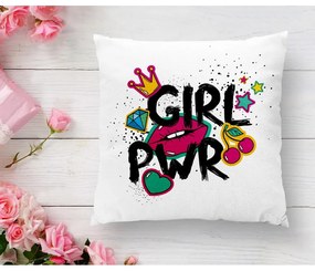 Gyerek párnahuzat 43x43 cm Girl Power – Mila Home