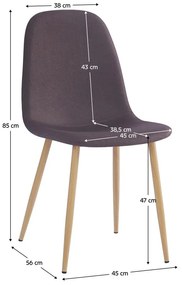 Étkezőszék Laga (sötétbarna + bükk) . 1116391