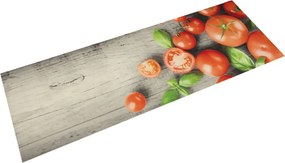 vidaXL mosható paradicsommintás bársony konyhaszőnyeg 45 x 150 cm