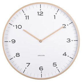 Karlsson 6011SB design falióra bézs, átmérő 40 cm