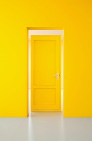 Poszter 53x81cm Bejárat kijárat nélkül